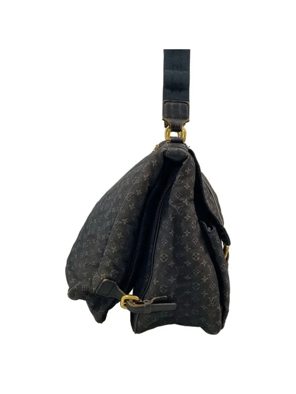Louis Vuitton Shoulder Bag Monogram Mini Denise Blue
